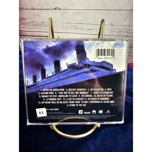 Titanic CD Motion Picture Soundtrack 1997‎ James Horner Composed Celine Dion - Picture 3 of 5